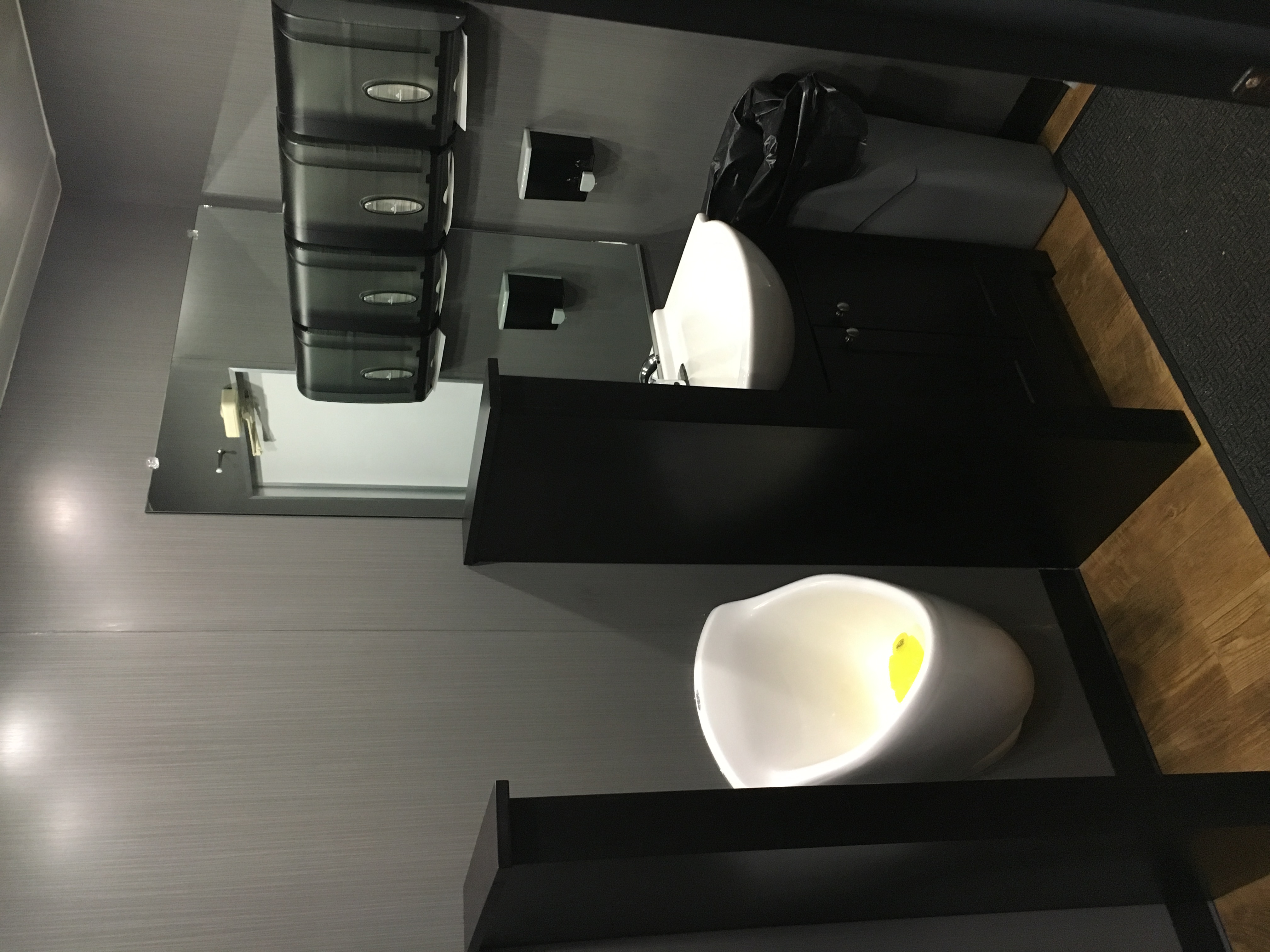 6 Unit urinal room interior